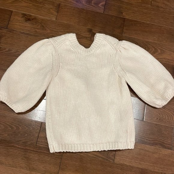 **SOLD** BA&SH Castille Reversible Sweater in Ecru - Picture 7 of 11